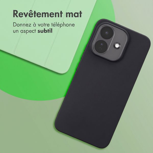 imoshion Coque Couleur Xiaomi Redmi Note 17 Pro - Noir