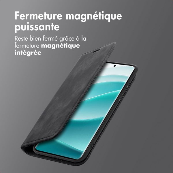 imoshion Étui de téléphone portefeuille Slim Xiaomi Redmi Note 14 Pro (5G) - Noir
