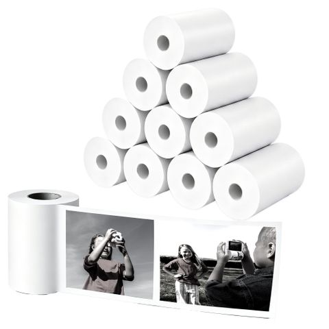 imoshion Papier d'impression pour Kids Camera avec imprimante photo - lot de 10 - Blanc