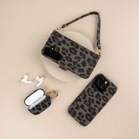 Selencia Coque Sabi imprimé panthère avec MagSafe Apple iPhone 15 Pro Max - Midnight Black
