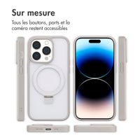 Accezz Coque Ring Stand avec MagSafe Apple iPhone 14 Pro - Gris