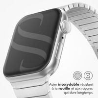 Selencia Bracelet à maillons en acier Apple Watch | 44/45/46/49 mm - Argent