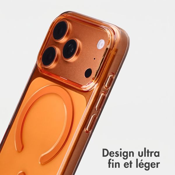 Accezz Lite coque arrière avec MagSafe Apple iPhone 18 Pro / 17 Pro - Orange