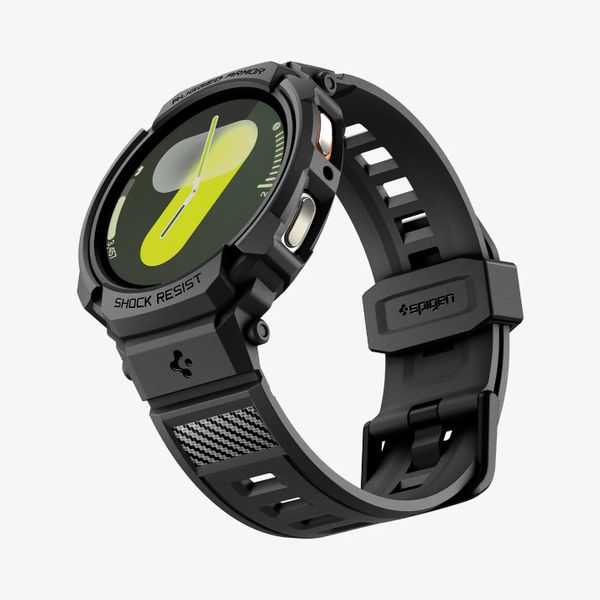 Spigen Coque Rugged Armor™ Pro Samsung Galaxy Watch 9 / Watch 8 (40 mm) - Matte Black