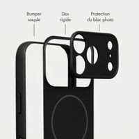 Accezz Coque Grip avec MagSafe Apple iPhone 18 Pro Max / 17 Pro Max - Noir
