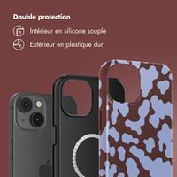 Selencia Coque arrière Vivid avec MagSafe Apple iPhone 14 - Moo'd Lavender Glow