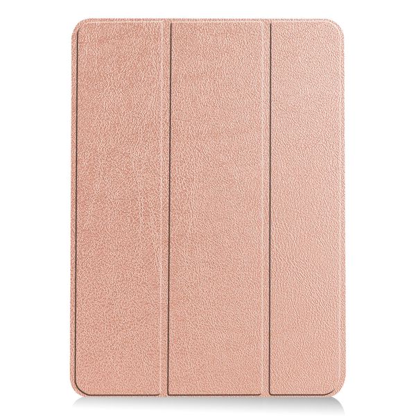 imoshion Coque tablette Trifold Apple iPad Air 11 pouces (2026) M4 / (2025) M3 / (2024) M2 / Air 5 (2022) / Air 4 (2020) - Rose Doré