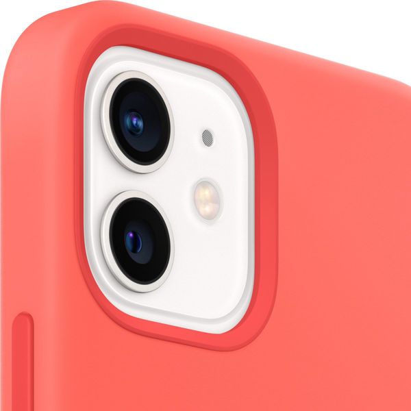 Apple Coque en silicone MagSafe Apple iPhone 12 Mini - Pink Citrus
