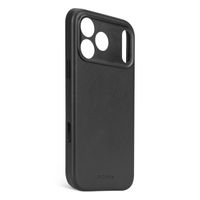 Decoded Coque en cuir MagSafe Apple iPhone 17 Pro - Noir