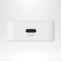 Accezz Chargeur GaN Ultra Slim - USB-C - 20 W - Blanc