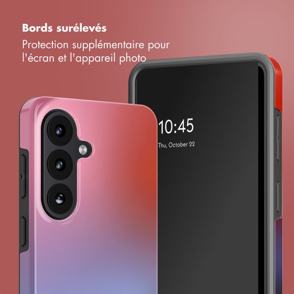 Selencia Coque arrière Vivid avec MagSafe Samsung Galaxy S26 - Gradient Soft Blush
