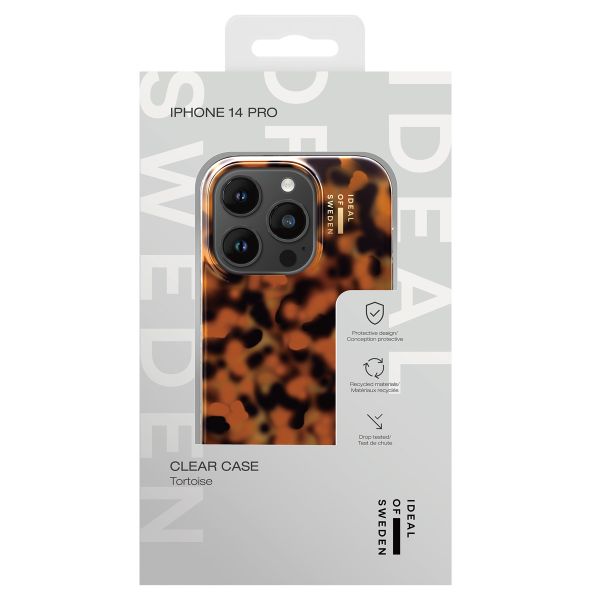 iDeal of Sweden Coque Clear Apple iPhone 14 Pro - Tortoise