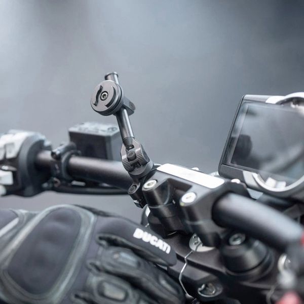 SP Connect Support de téléphone Moto Mount 3D 1 1/2" pour vélo / scooter / moto pour coques SPC+ - Noir