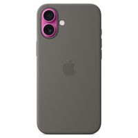 Apple Coque en silicone MagSafe Apple iPhone 16 Plus - Stone Gray