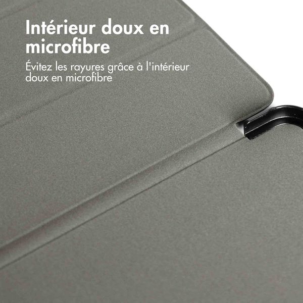 imoshion Coque tablette Trifold Apple iPad 6 (2018) 9.7 pouces / iPad 5 (2017) 9.7 pouces / Air 2 (2014)/Air 1 (2013) - Vert foncé