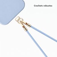 Selencia Cordon universel pour téléphone avec 2 crochets - réglable - Powder Blue