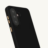 Selencia Coque arrière Rivièra avec MagSafe avec crochets amovibles Samsung Galaxy A57 (5G) - Velvet Black