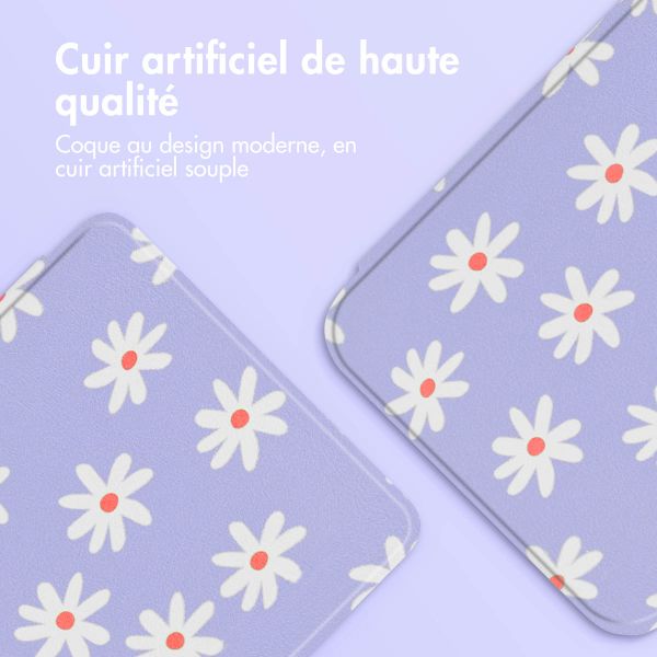 imoshion Design Slim Hard Case Sleepcover Amazon Kindle (2024) / Amazon Kindle (2022) 11th gen - Flowers Distance