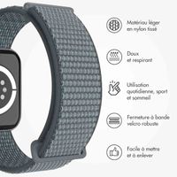 imoshion Bracelet en nylon Apple Watch | 38/40/41/42 mm - Ash Green