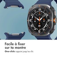 imoshion Bracelet Ocean en silicone Samsung Galaxy Watch Ultra (2024/2025) - Midnight Blue