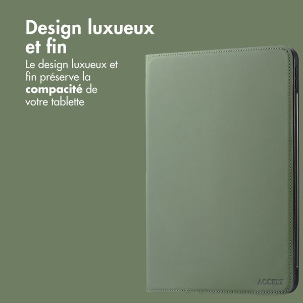 Accezz Coque tablette Classic Apple iPad 9 (2021) 10.2 pouces / iPad 8 (2020) 10.2 pouces / iPad 7 (2019) 10.2 pouces - Vert