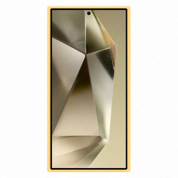 Samsung Original Coque en silicone Samsung Galaxy S24 Ultra - Yellow