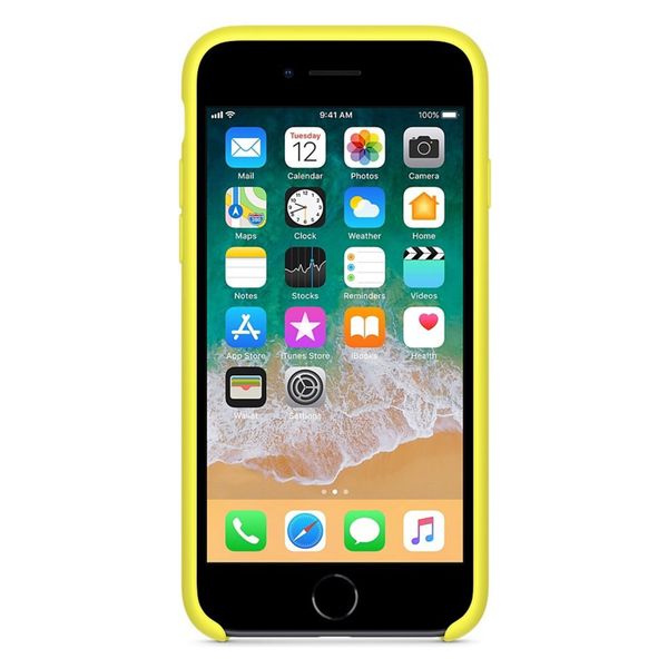 Apple Coque en silicone Apple iPhone SE (2022 / 2020) / 8 / 7 - Flash