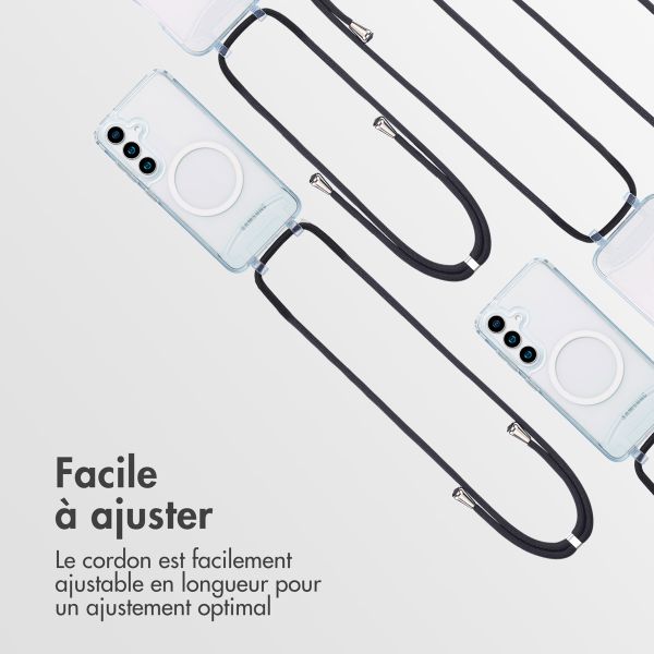 imoshion Coque MagSafe avec cordon amovible Samsung Galaxy S25 / S24 - Transparent