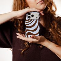 Selencia Coque arrière Vivid Wavy avec MagSafe Samsung Galaxy A37 (5G) - Dream Swirl Chocolate