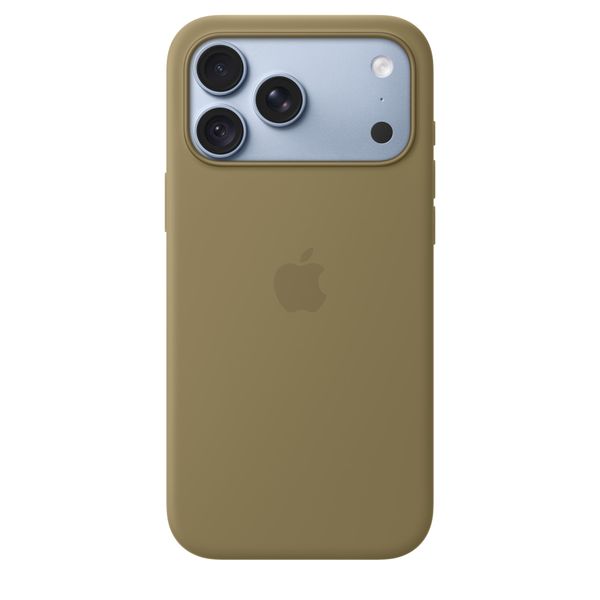 Apple Coque en silicone avec MagSafe Apple iPhone 18 Pro Max - Olive
