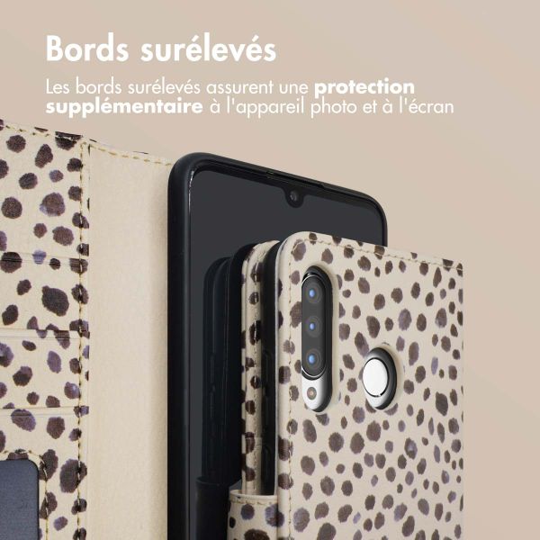 imoshion Étui de télephone portefeuille Design Huawei P30 Lite - Black And White Dots