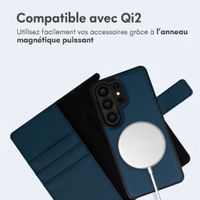 imoshion Étui portefeuille luxe 2-en-1 amovible Samsung Galaxy S26 Ultra - Bleu
