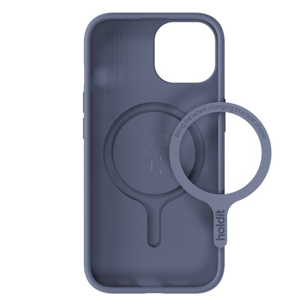 Holdit Coque MagSafe Apple iPhone 17e / 16e / 15 / 14 / 13 - Pacific Blue