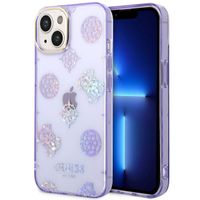 Guess Coque Peony Glitter Apple iPhone 14 - Lila