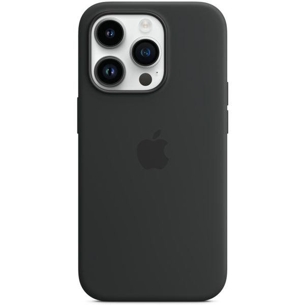 Apple Coque en silicone MagSafe Apple iPhone 14 Pro - Midnight