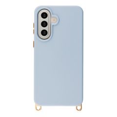 Selencia Coque arrière Rivièra avec MagSafe avec crochets amovibles Samsung Galaxy A57 (5G) - Powder Blue