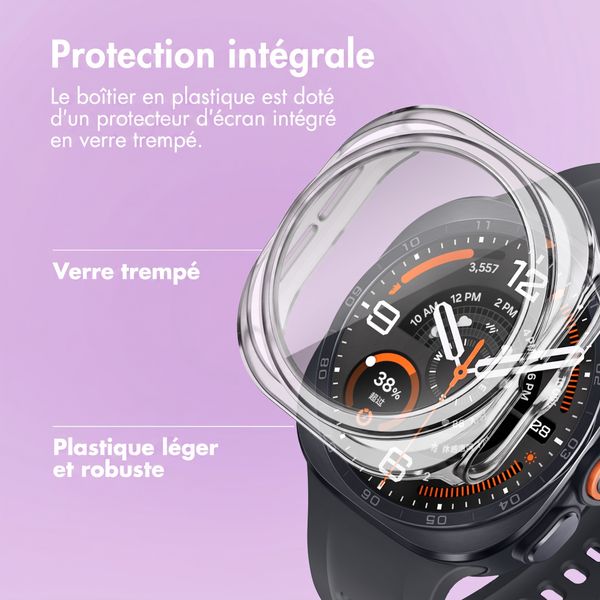 imoshion Coque rigide à couverture complète Samsung Galaxy Watch Ultra 2 (2026) - Transparent