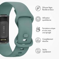 imoshion Bracelet silicone Fitbit Charge 5 / 6 - L - Olive Green