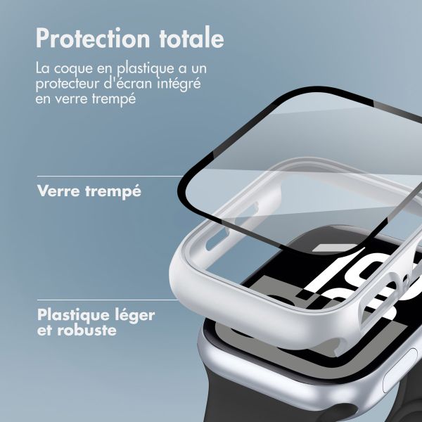 imoshion Coque rigide à couverture complète Apple Watch 10 / 11 - 46 mm - Argent