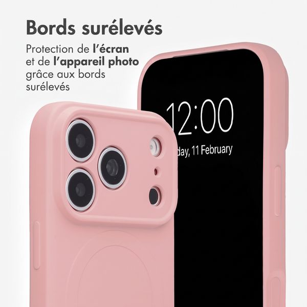 imoshion Coque Couleur avec MagSafe Apple iPhone 18 Pro / 17 Pro - Rose clair