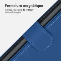 Accezz Étui de télephone Wallet Apple iPhone 14 Pro - Bleu foncé