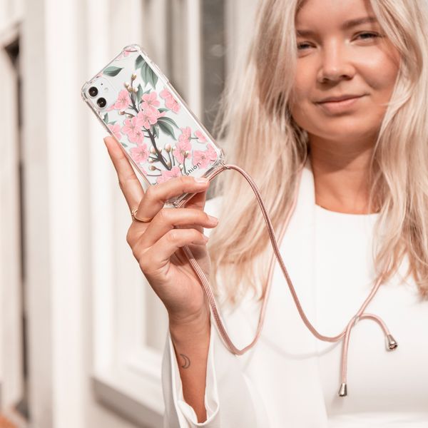 imoshion Coque Design avec cordon Samsung Galaxy A72 - Cherry Blossom