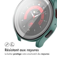 imoshion Coque rigide à couverture complète Samsung Galaxy Watch 6 - 40 mm - Vert foncé