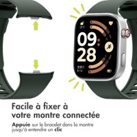 imoshion Bracelet silicone Xiaomi Smart Band 9 Pro / 8 Pro / Redmi Watch 6 / 5 / 4 - Vert foncé