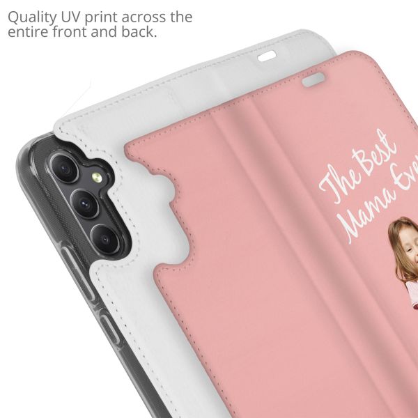 Concevez votre propre housse portefeuille Samsung Galaxy A34 (5G) - Blanc