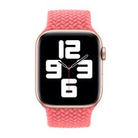 Apple Bracelet Solo tressé Apple Watch | 38/40/41/42 mm - Taille 4 - Pink Punch