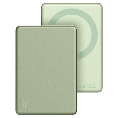 iDeal of Sweden MagSafe Powerbank Slim 5.000 mAh - Batterie externe sans fil - Sage Green