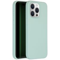 Accezz Coque Liquid Silicone avec MagSafe Apple iPhone 15 Pro Max - Sky Blue