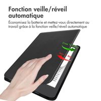 imoshion Étui de liseuse portefeuille Slim Hard Pocketbook Verse / Verse Lite / Verse Pro / Vivlio Light / Light HD - Noir