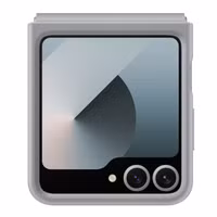 Samsung Original Coque KindSuit en Cuir Végan Samsung Galaxy Z Flip 6 / Flip 7 FE - Gray